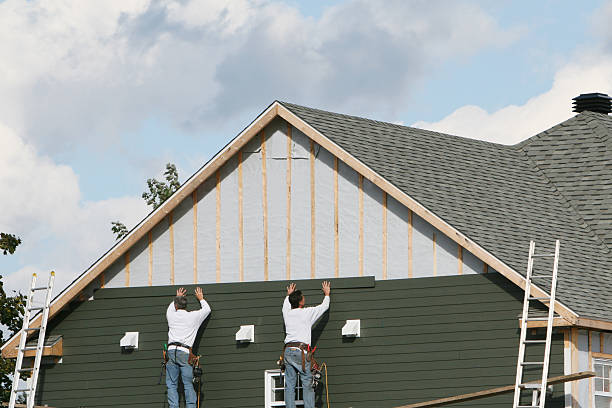 Professional Siding Replacement technician working in Southern Pines, NC